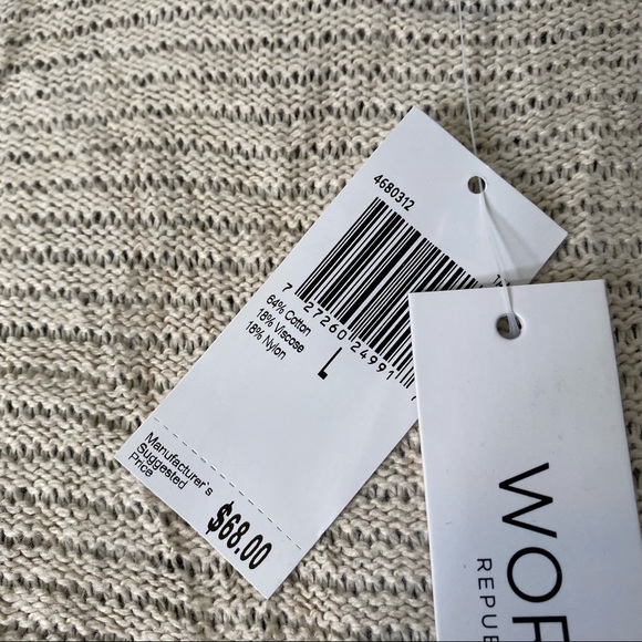 Neutral Knit Cardigan Sweater NWT - Picture 8 of 9